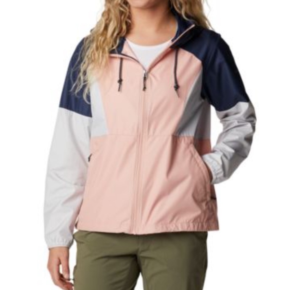 Columbia Side Hill Windbreaker size S color Pink, Nocturnal, Grey